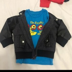 The beatles shirt  and jacket